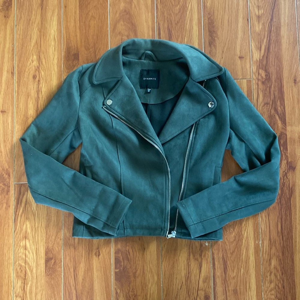 Dynamite Vegan Suede Jacket